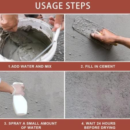 Fast Filling Crack Repair Cement